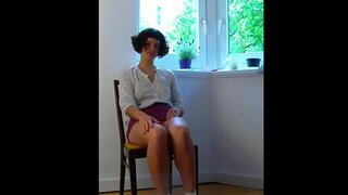 Tamaiti ki te teen Topanga Huruhuru me te Huruhuru Rua Selfie Bating ki te Orgasm