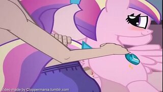 Cadance i te pakeke te po ki tonu i te sex - Toku tool Little Pony