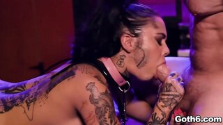 Sexy გოთი კახპა Genevieve Sinn gets an ANAL